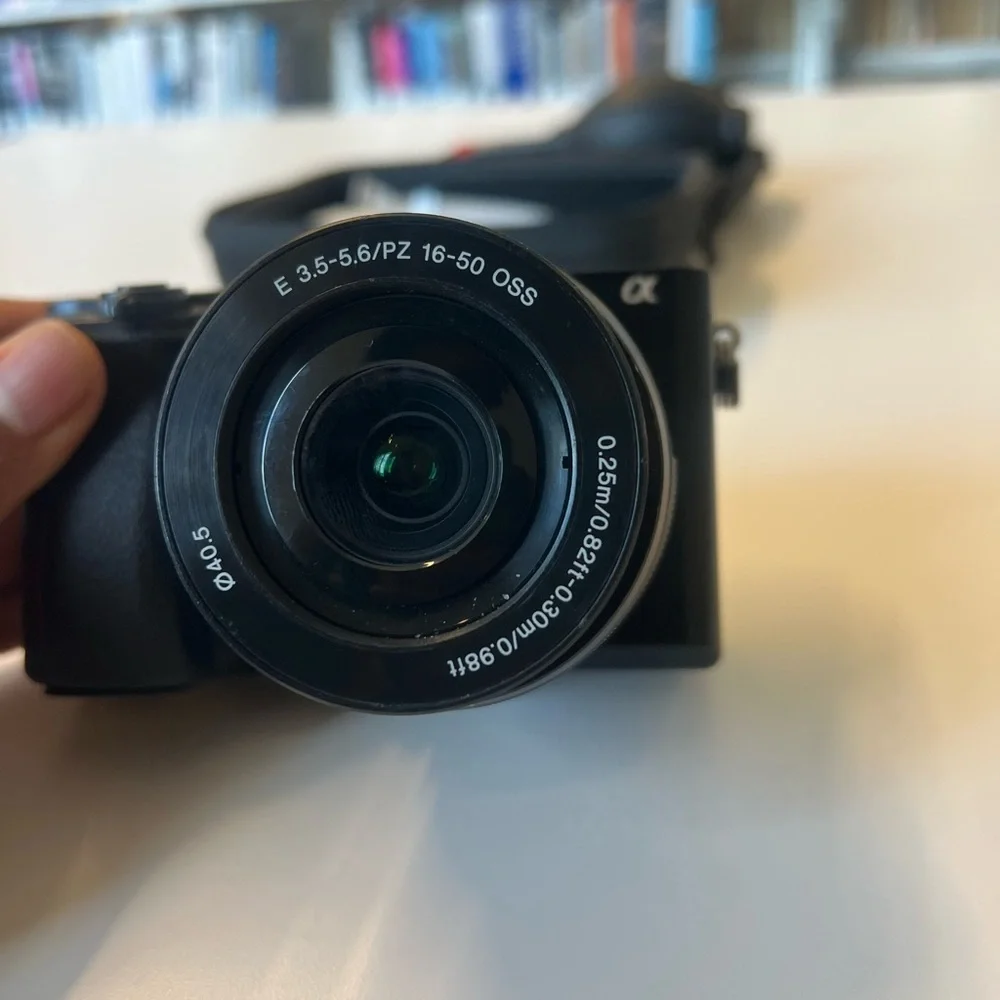 Sony Black Mirrorless Camera with Accessories